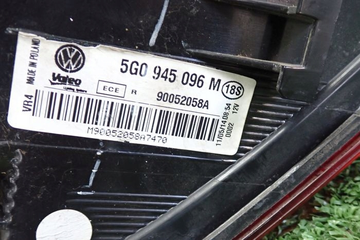 VW GOLF VII HB 12-17 light right rear rear part