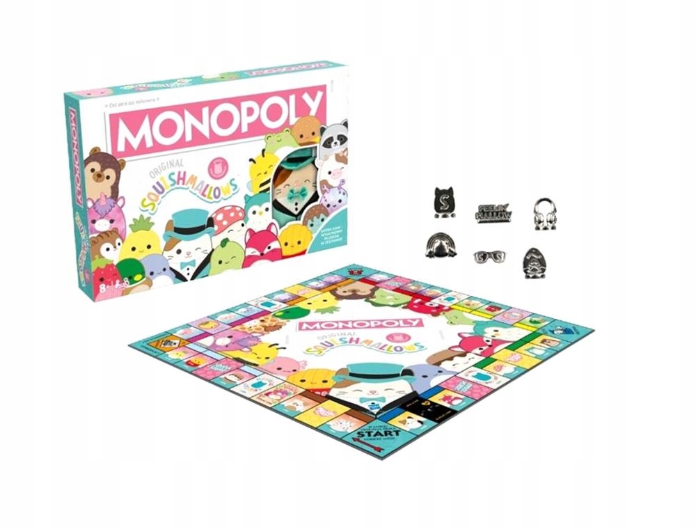 Gra Planszowa Monopoly Squishmallows Hasbro