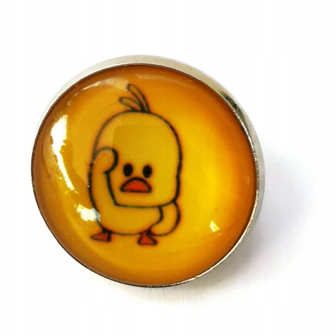 

Przypinka Kurczak Żóły Buton Pin