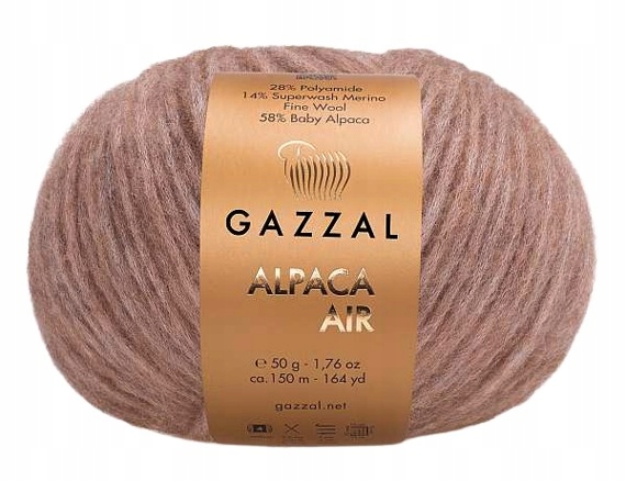 Gazzal Alpaca Air 76 kawa z mlekiem