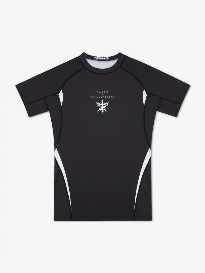Manto Rashguard Shortsleeve Treasure Zone czarny S
