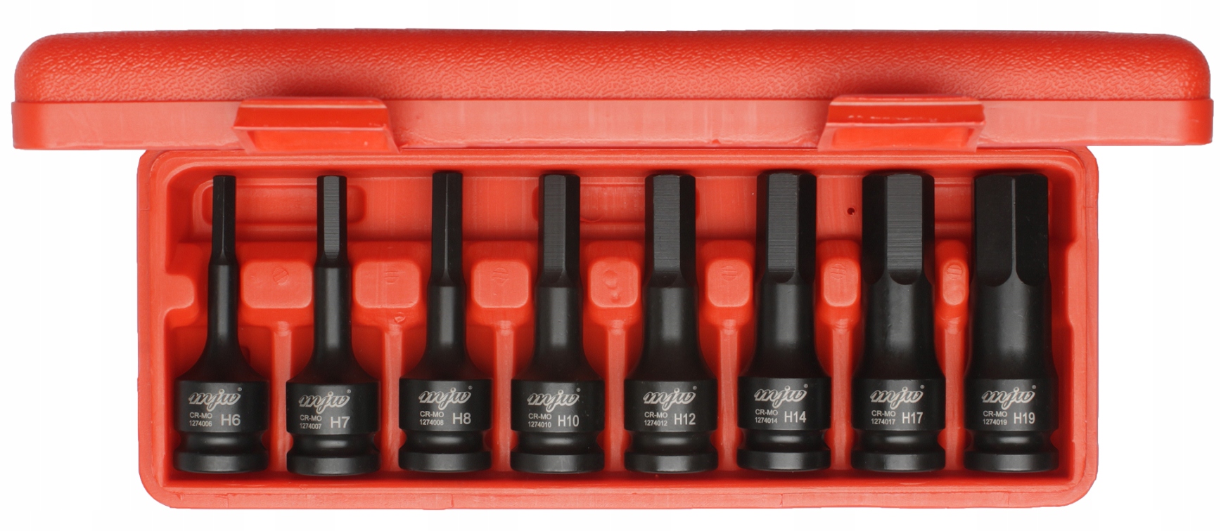 Zestaw kluczy trzpieniowych udarowych 1 2 HEX MJW