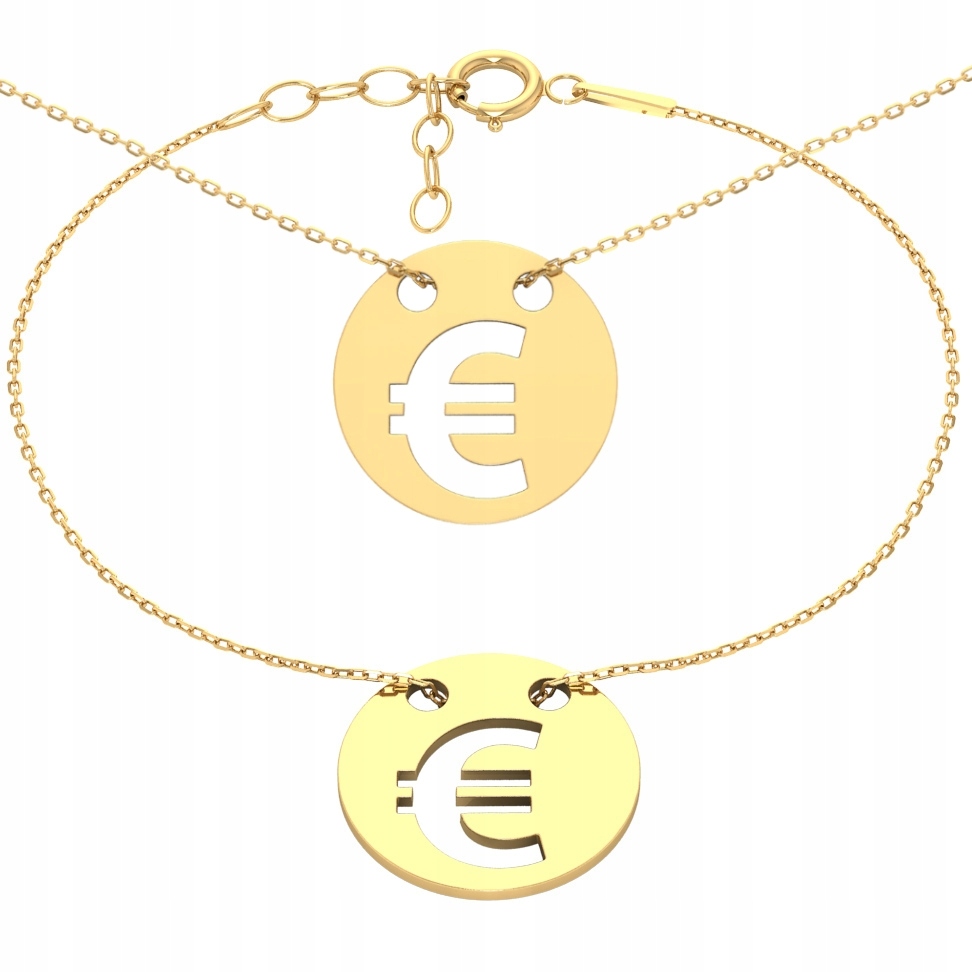 Komplet Zlatých Celebrit Euro Zlato 585 Měna