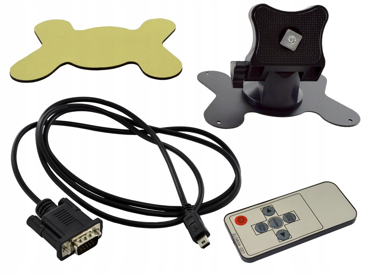 Monitor LED 7cali HD HDMI VGA AV 12V... (NVOX HM72 Model HM726NB