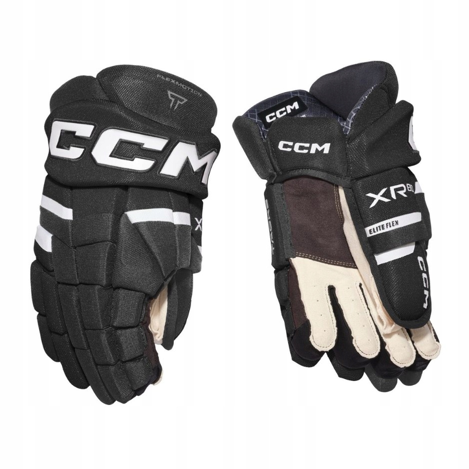 CCM Hokejové rukavice CCM Tacks XR80 Jr, Junior, 11", černá-bílá