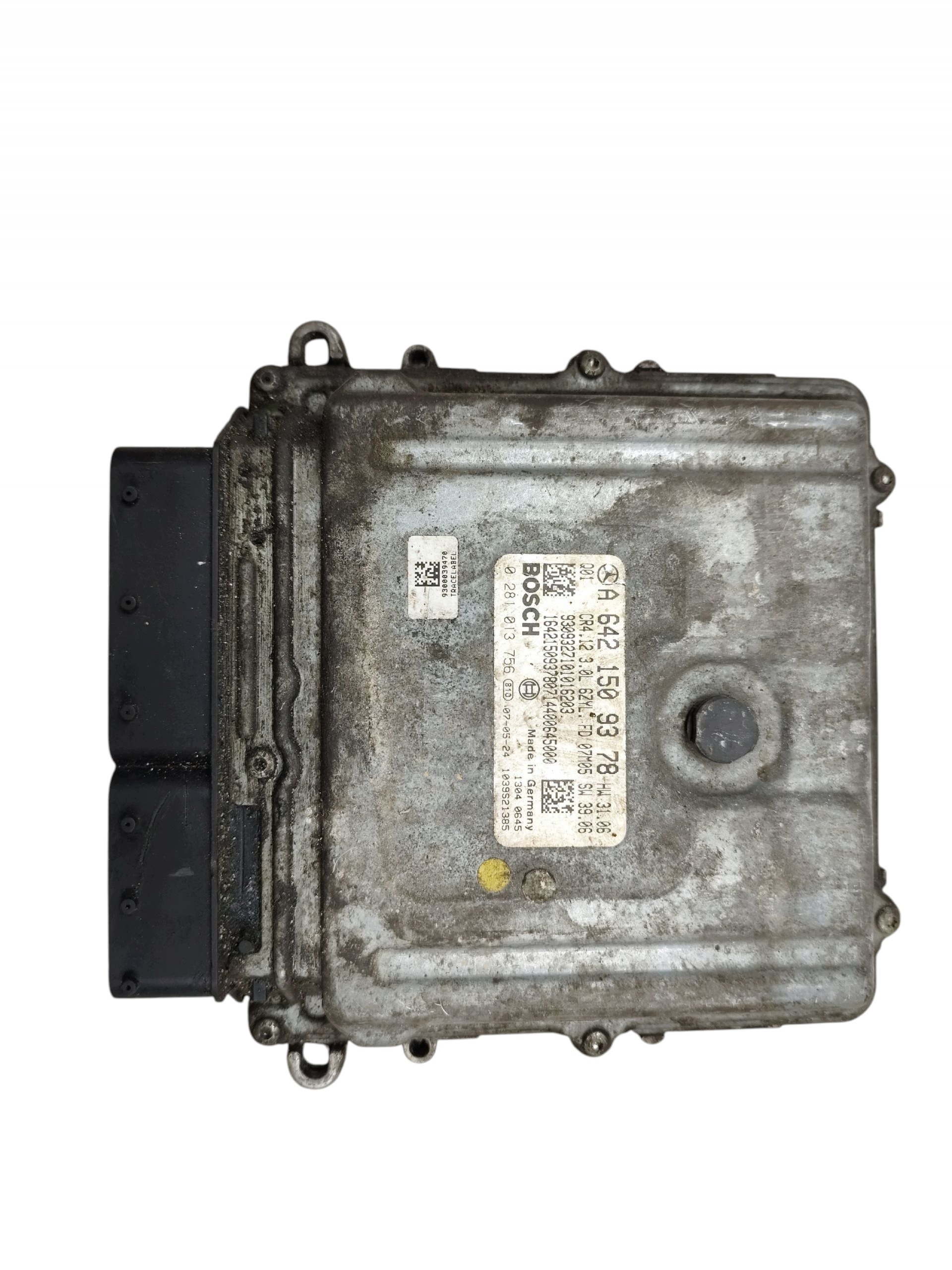 computer control unit of the engine MERCEDES ML W164 3.0 CDI A6421509378 0281013756