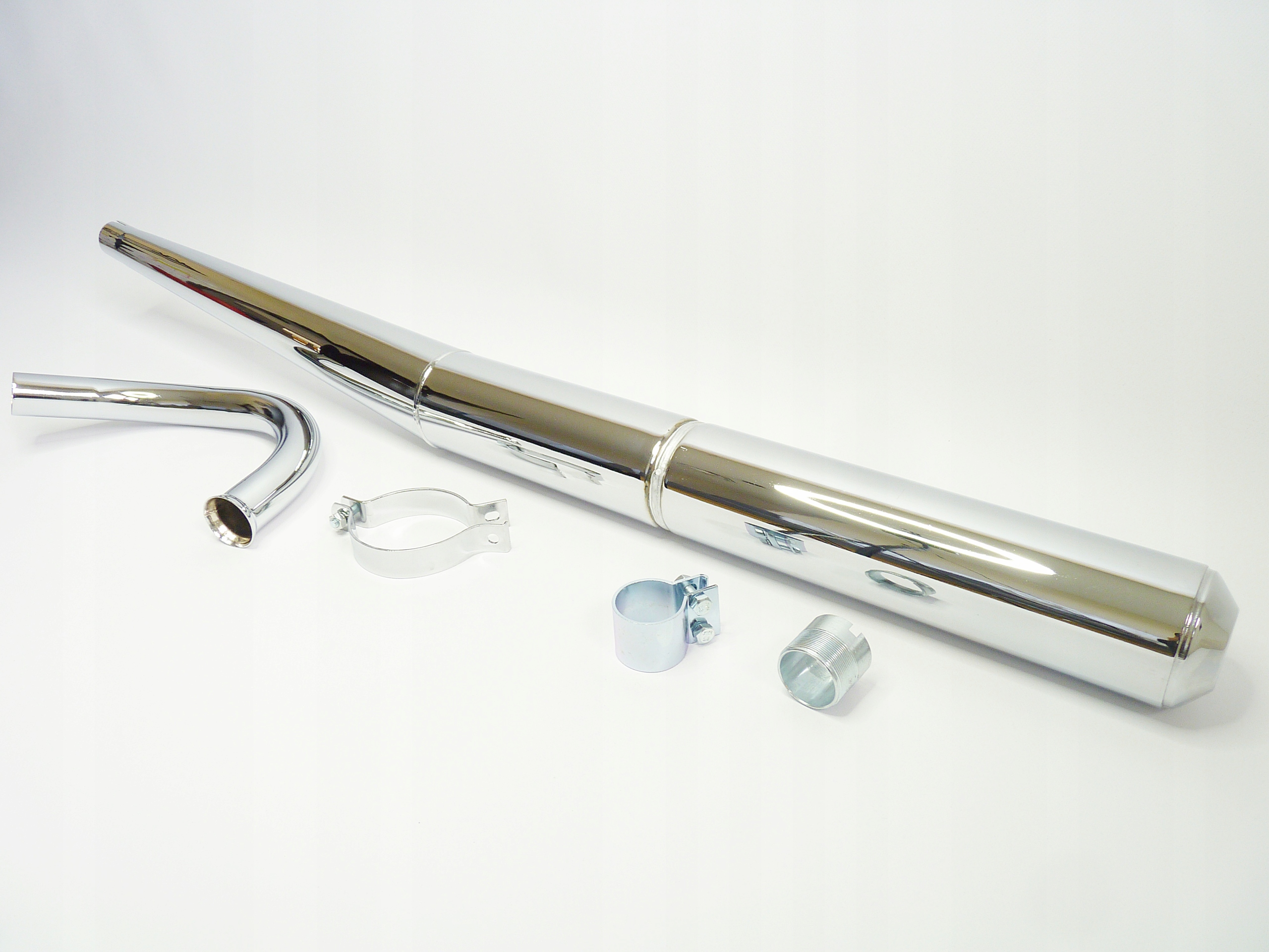 Tłumik Kolanko kpl MZ ETZ 250 Kopia Oryginału DDR Numer katalogowy części ETZ250