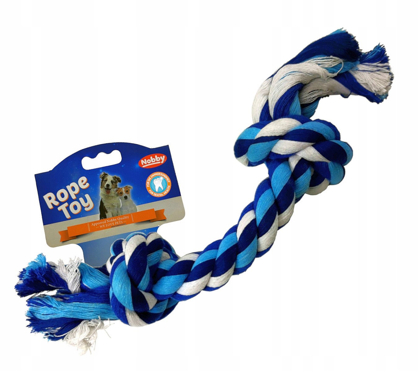 

Sznur węzły dlla Psa Nobby Rope Toy 32cm kolory