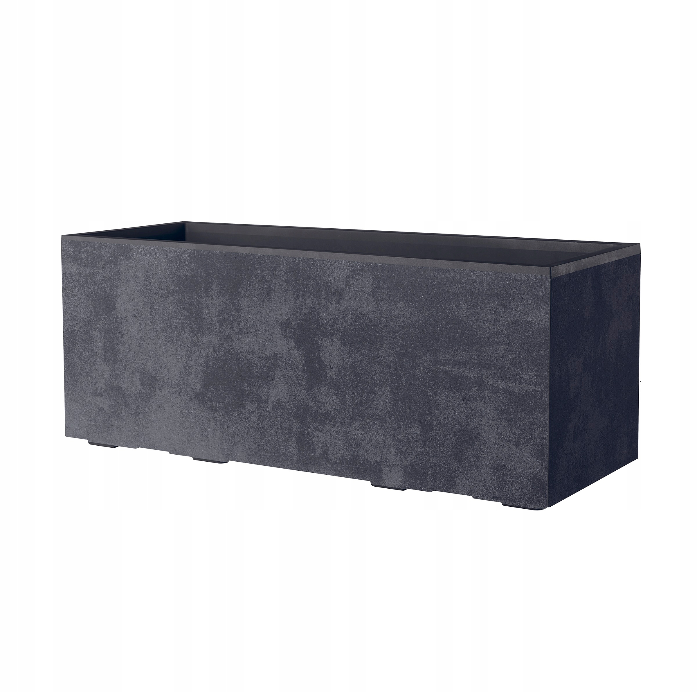 Donica Doniczka Prostokątna Deroma Efekt Betonu 99CM Millennium Antracyt