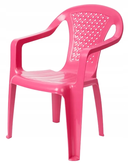 KRZESEŁKO DLA DZIECI PLASTIKOWE OGRODOWE NIEBIESKIE Marka Statplast