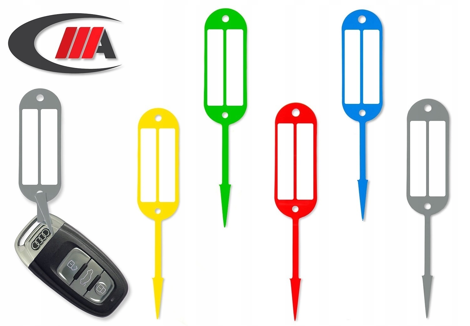 ZAWIESZKI serwisowe IDENTYFIKATOR do kluczy P100 szt. EAN (GTIN) 5906333750009