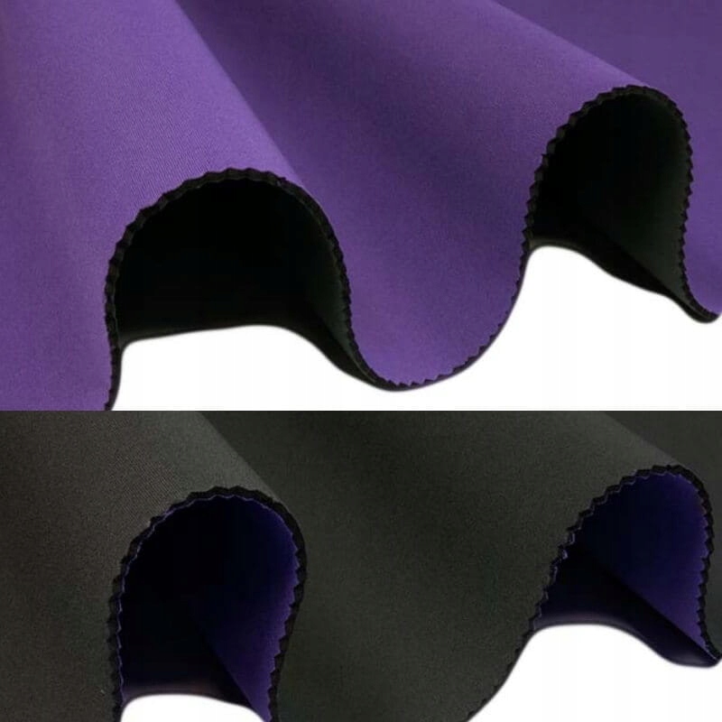 Pěna materiál Neopren 3mm 0,5mb fialová/grafit