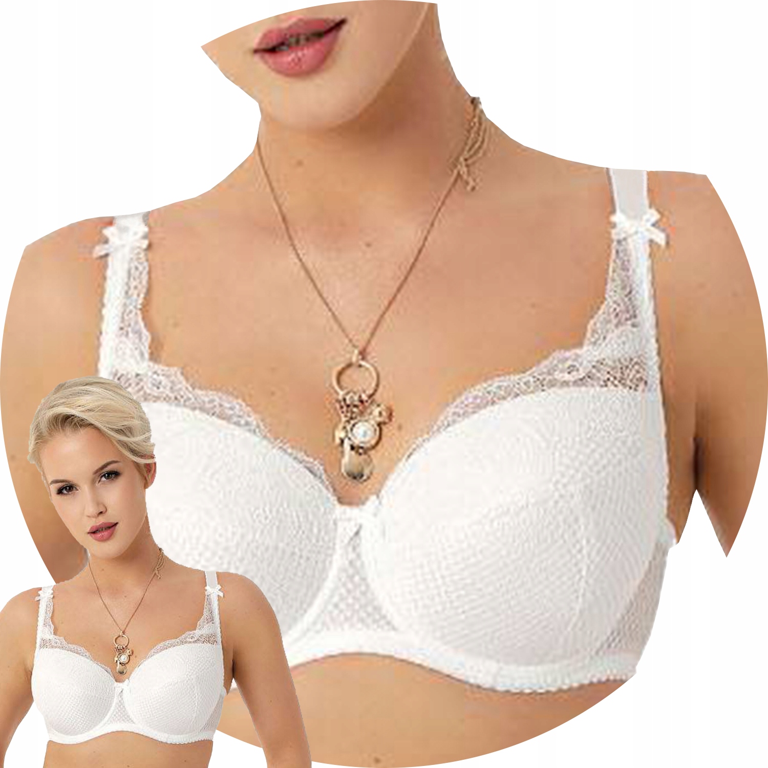 Nessa Abbi II N502 bílá 70E Vyztužená podprsenka