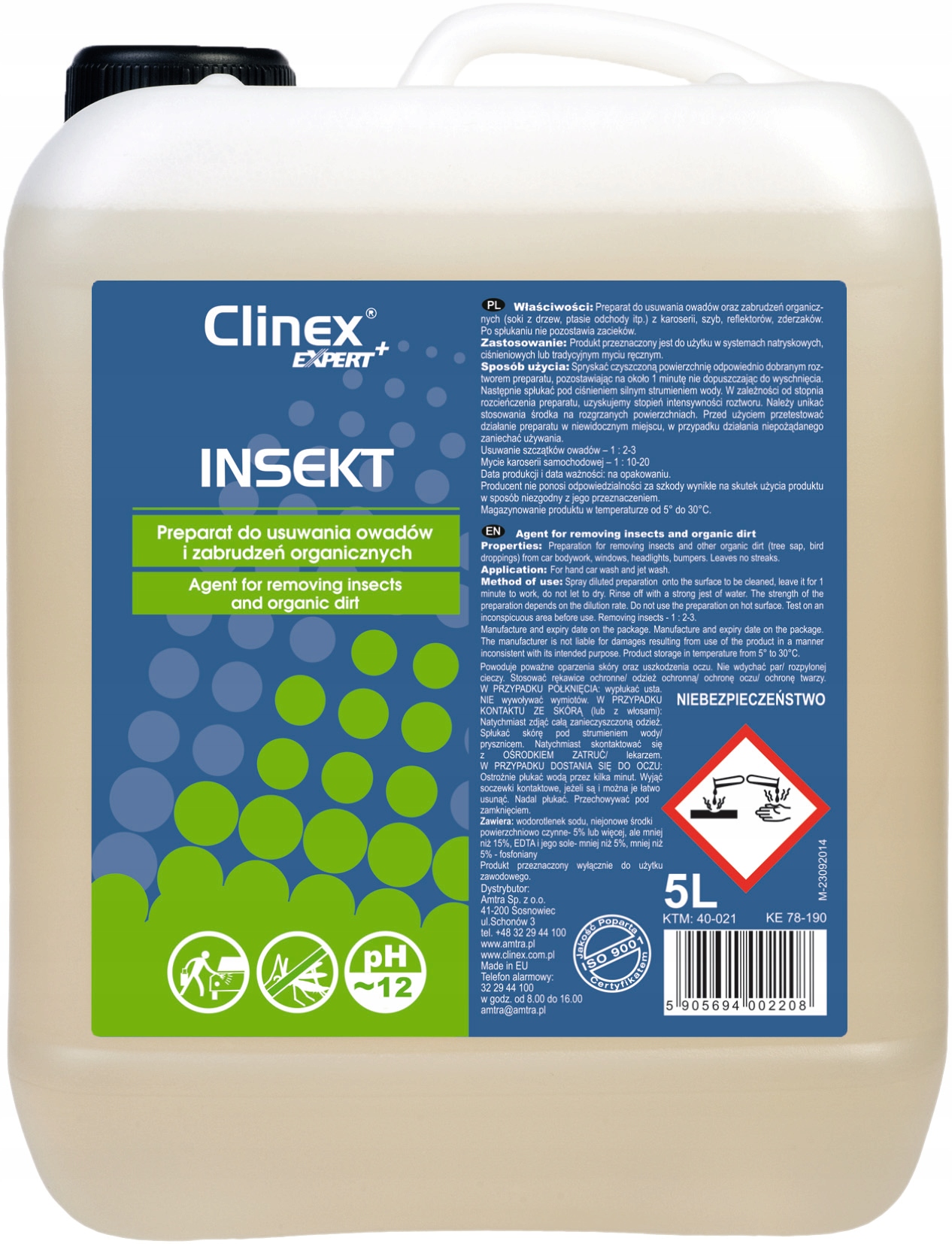 

Clinex Insekt Preparat Do Usuwania Owadów 5L