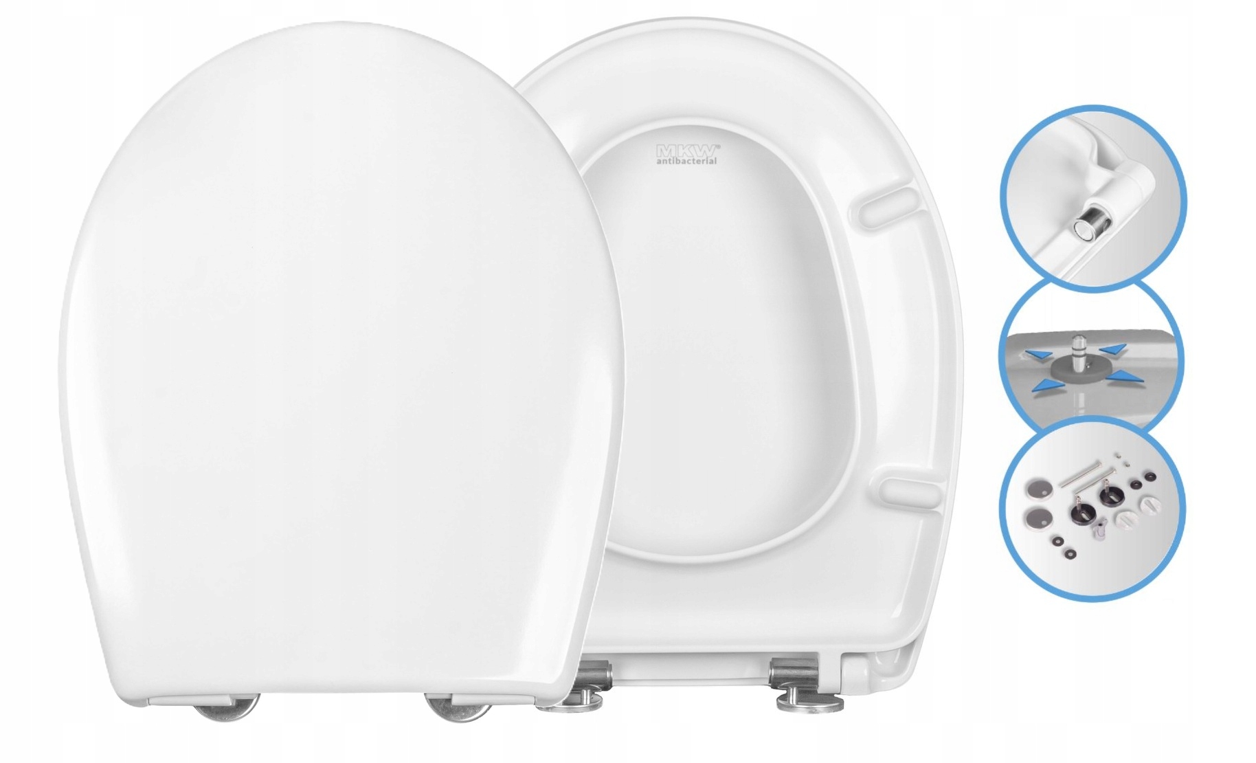 Wc Sedátko Pro Cersanit Delfi, Odnímatelné, Pomalu Padající, Duroplastové