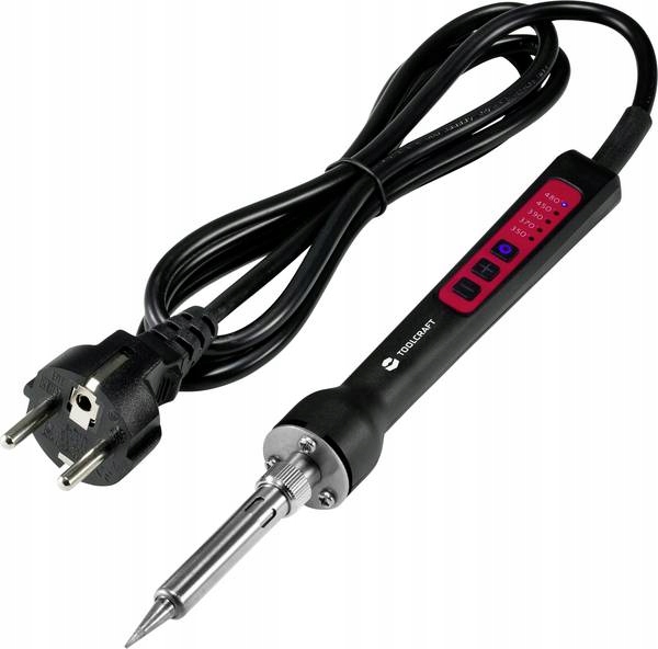 

Lutownica Toolcraft 80W 350-480°C regulacja mocy