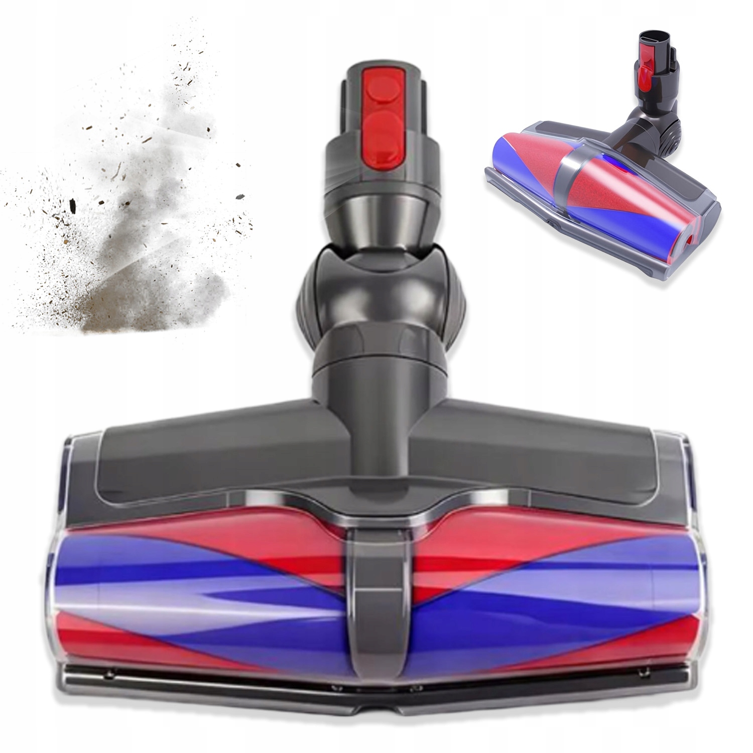 Měkký Elektrokartáč Pro Dyson V7 V8 V10 V11 V15, Dvojité Válečky