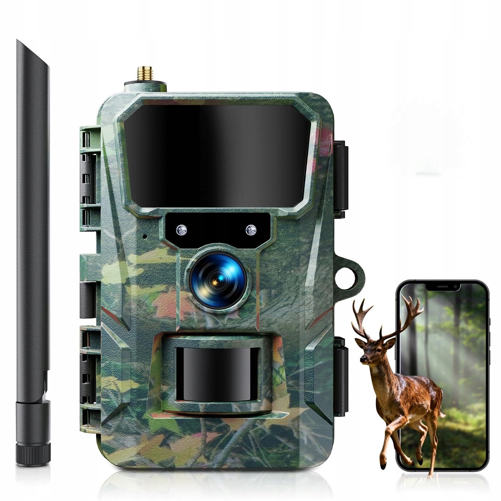 Wolfang WT07 fotopast 2K 48MP IP66 Wi-Fi venkovní aplikace