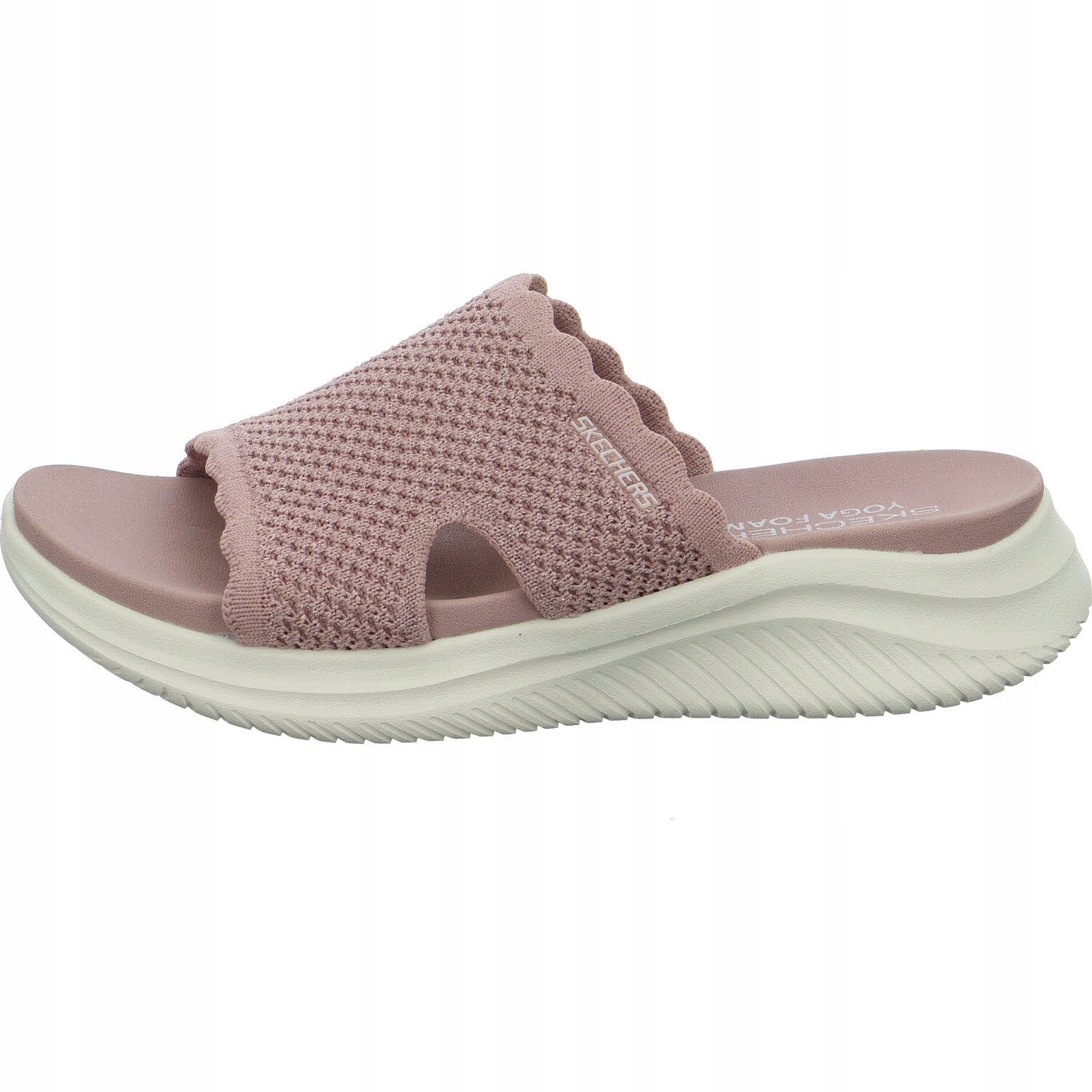 Nazouváky pantofle Skechers Ultra Flex 3.0 Sandal Bring It malinové 164055