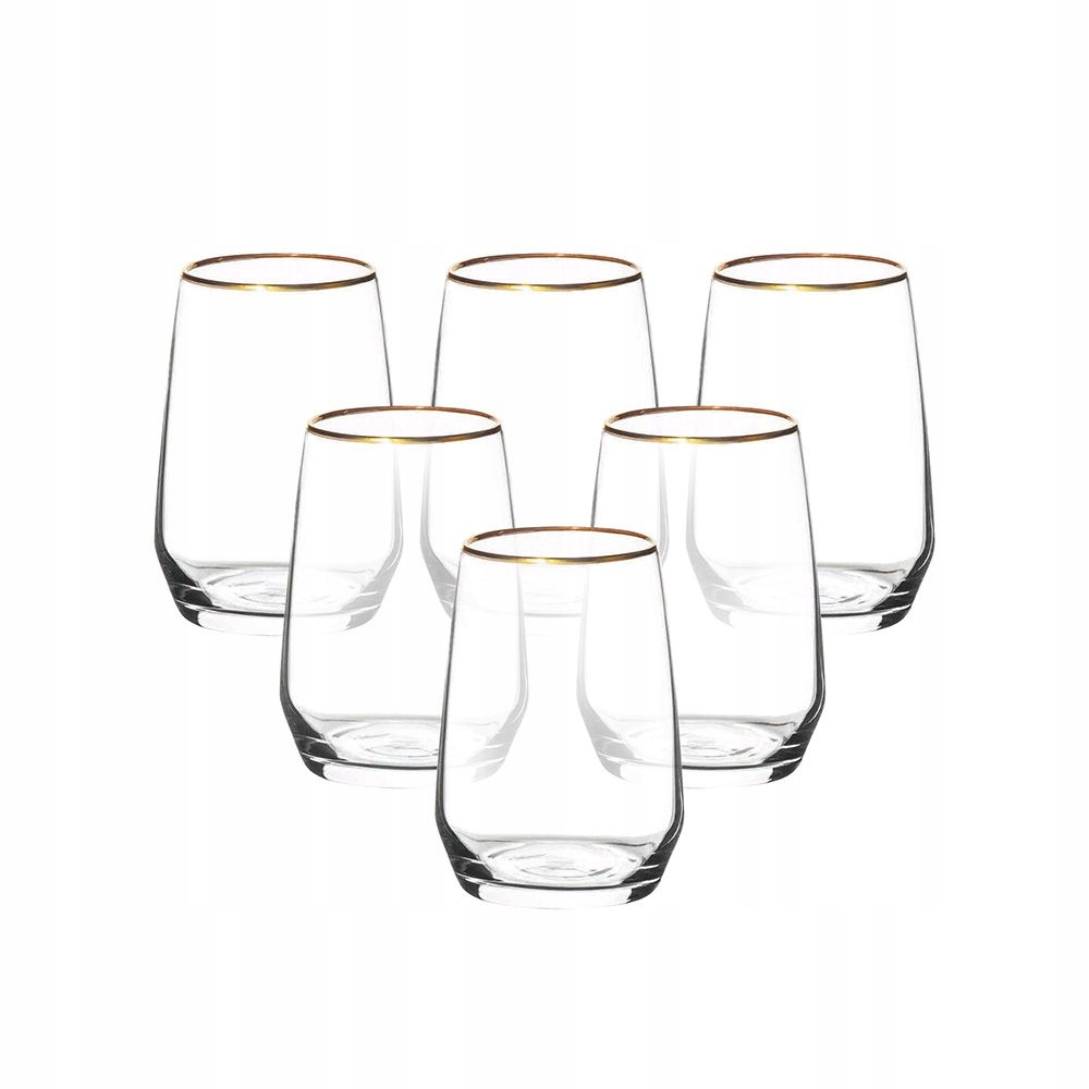

Szklanki napojów drinków Szklane 450 ml 6 szt
