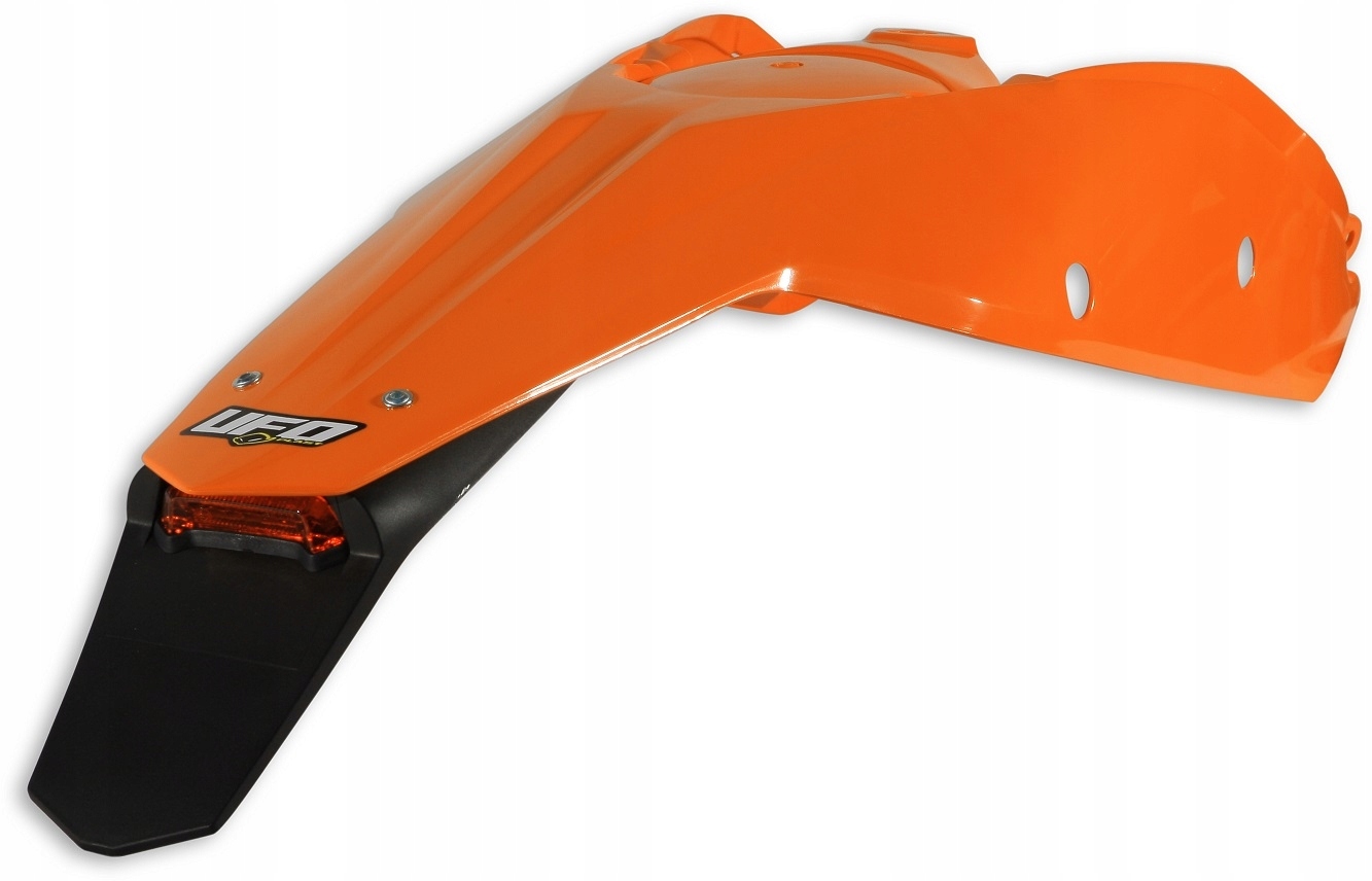 Ufo Zadný Blatník Ktm Sx '07-'10, Exc '08-'11 S Lampou, Farba Oranžová (e