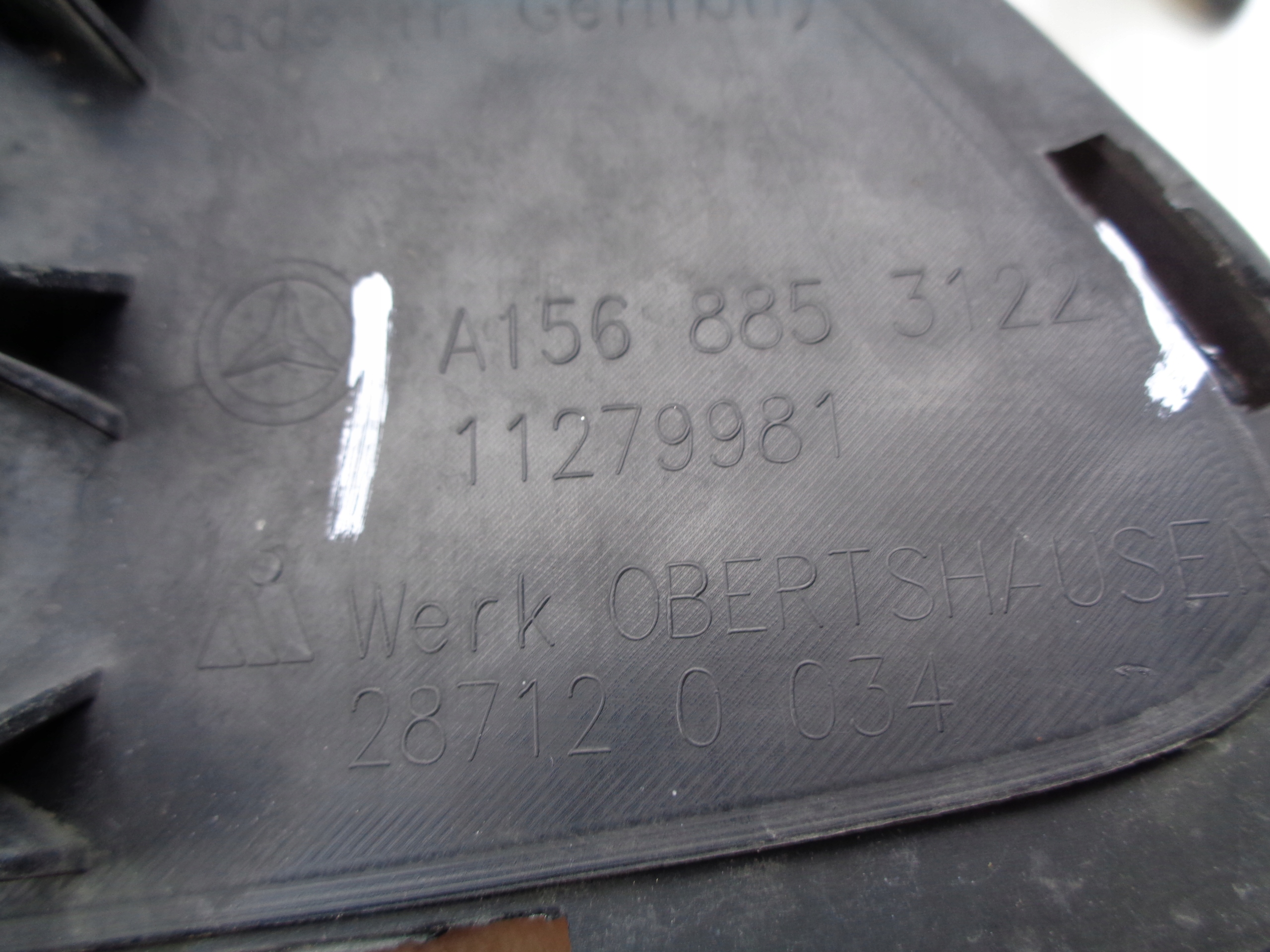 grid of a bumper MERCEDES GLA W156 13-16