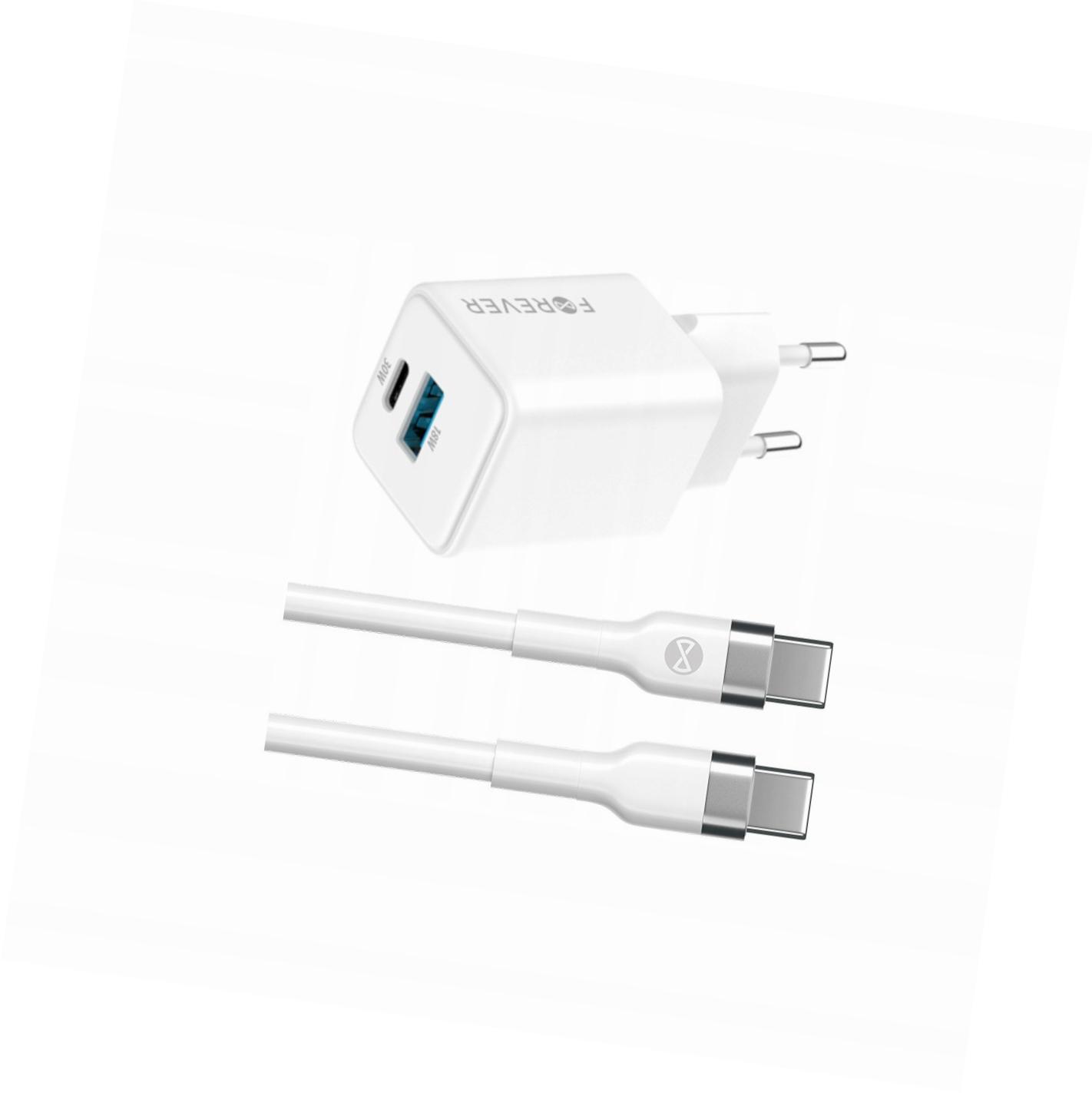 Szybka ładowarka GaN 30W 2 wejścia długim z kablem 2m do Oppo A98 5G