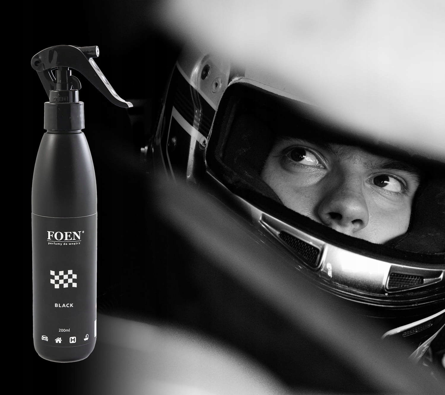 Foen Black 185ml - Zapach Spray Piżmo, Kwiaty, Różowy Pieprz Producent Foen