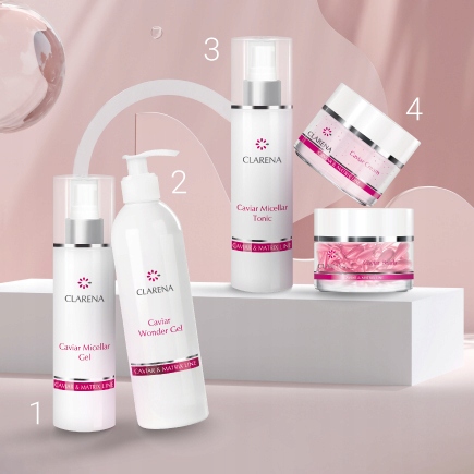 Caviar Face Peeling kawiorowy do twarzy ENZYMATYCZNY UJĘDRNIAJĄCY 100 ml Marka Clarena