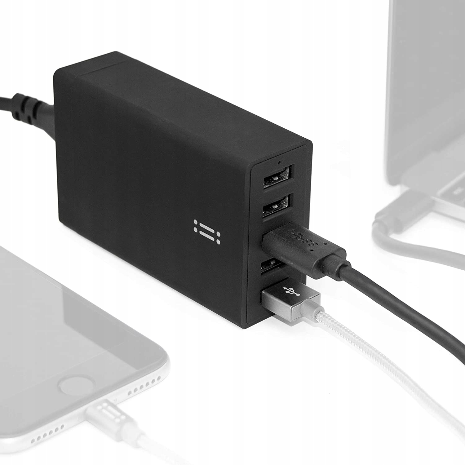  5 USB 8A, Full Speed Recharge