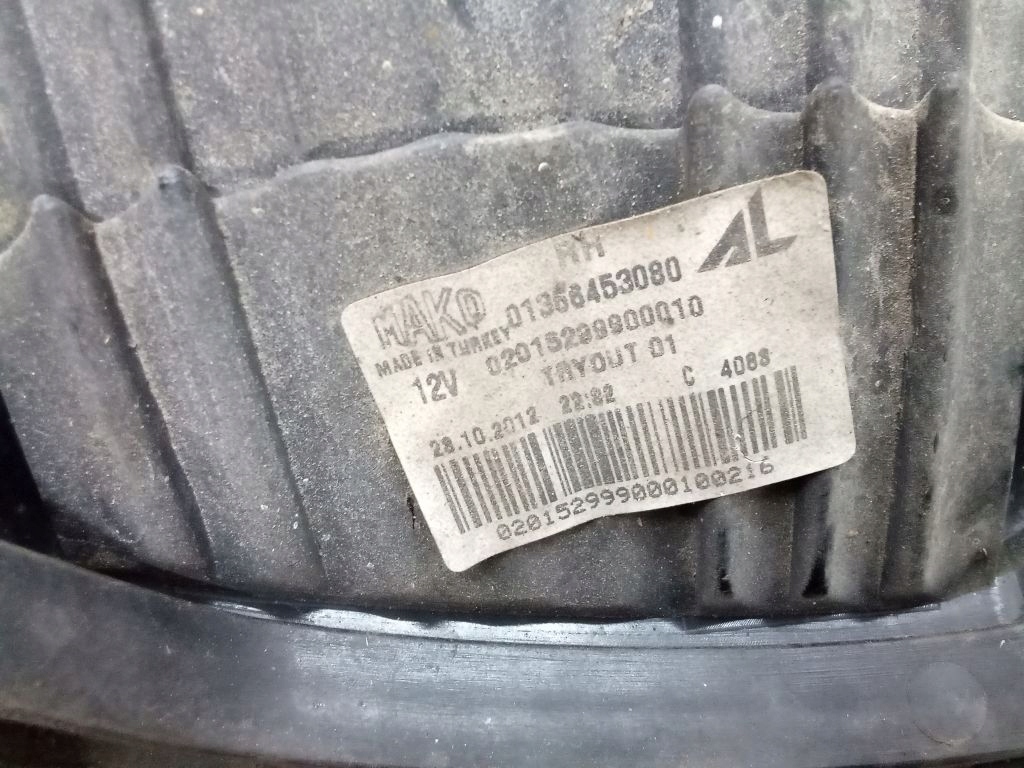 Citroen Jumper III 3 light right rear part rear 01366453080