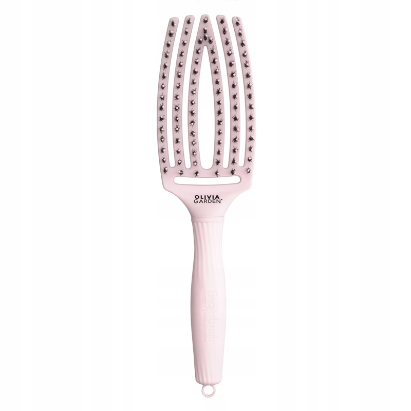 Olivia Garden Finger Brush Combo Pastel Pink Medium kartáč na vlasy