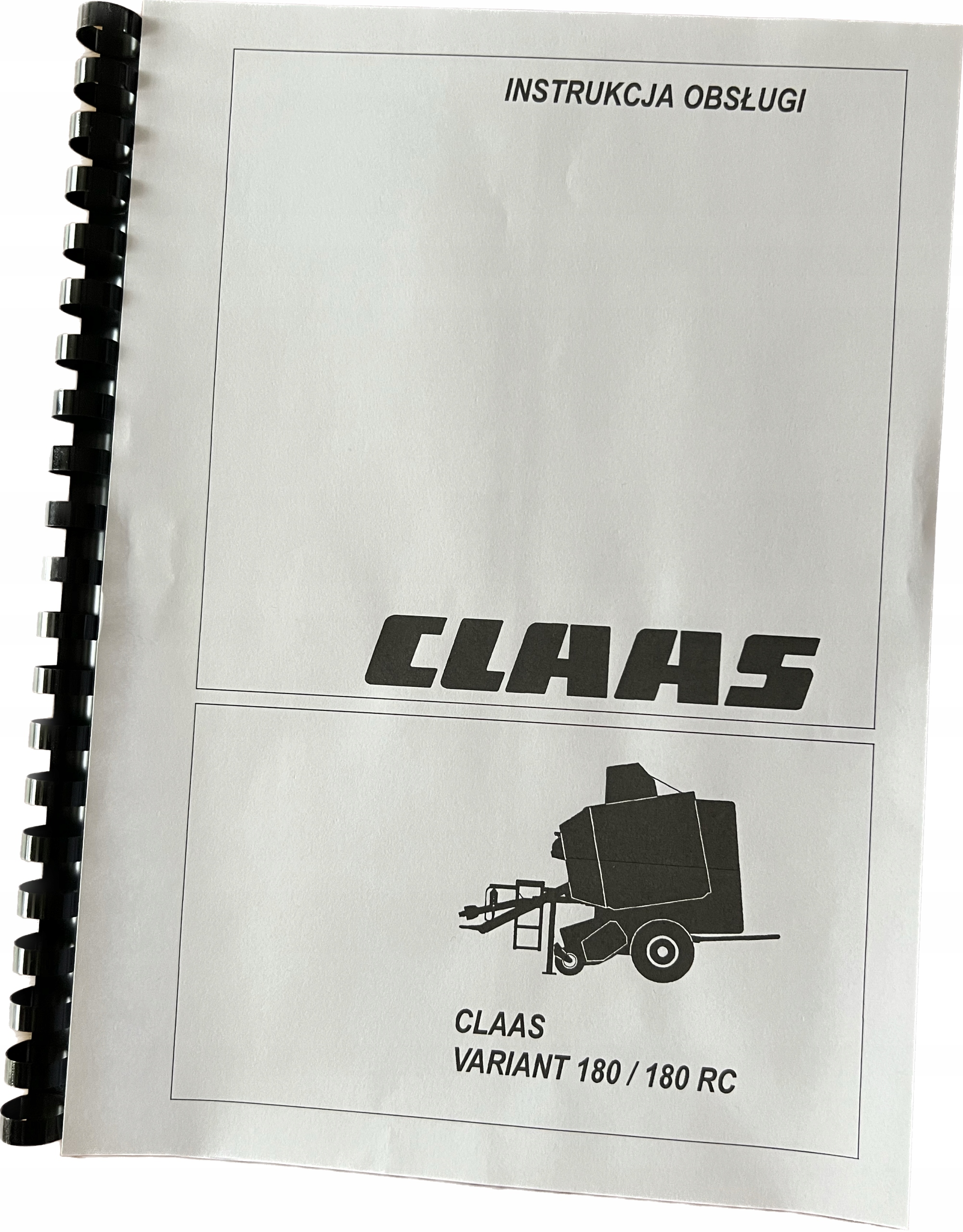 

Claas Variant 180 ,180 Rc prasa instrukcja obsługI