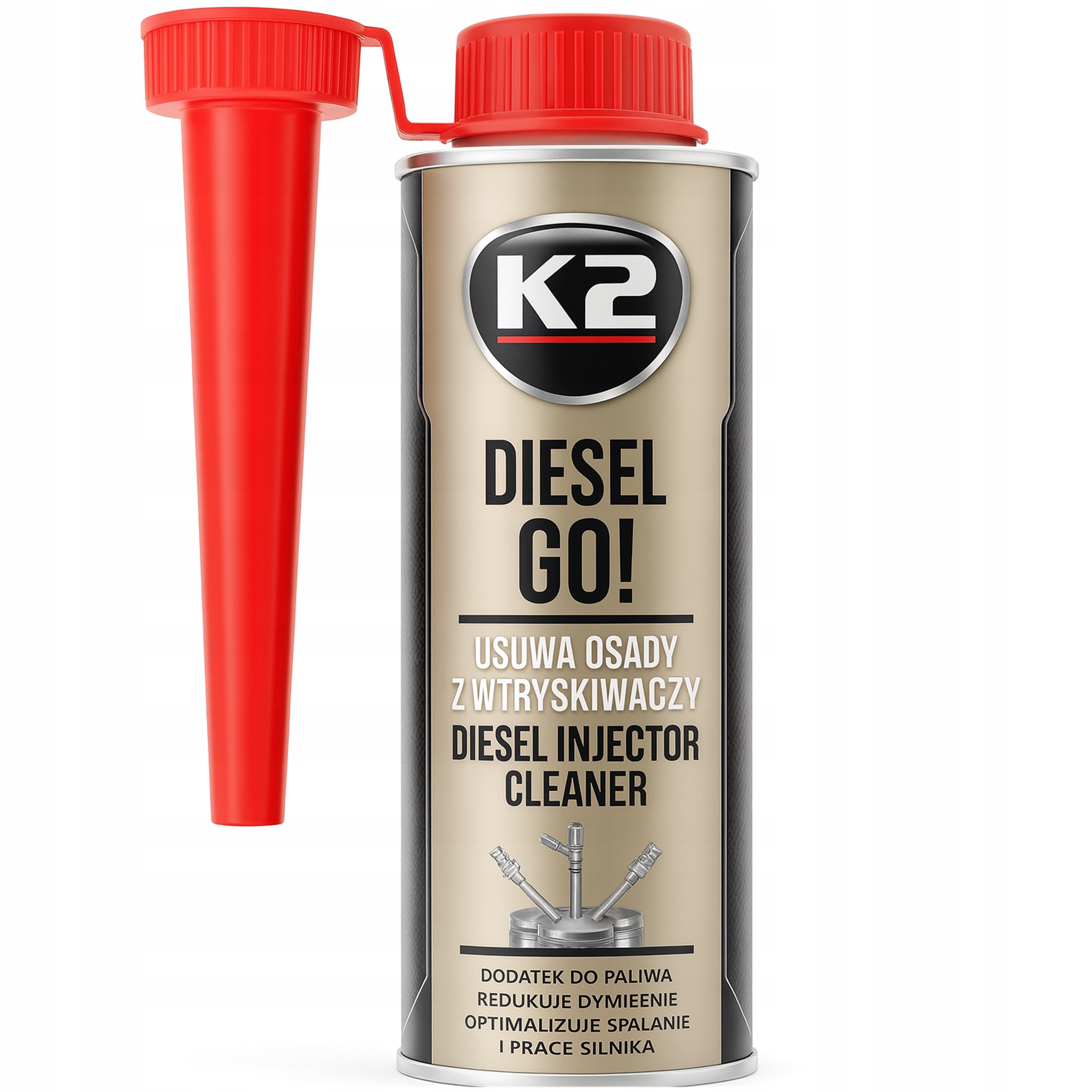 Dodatek do paliwa K2 Diesel Go Do Diesla Czyści Wtryski Wtryskiwacze Dpf
