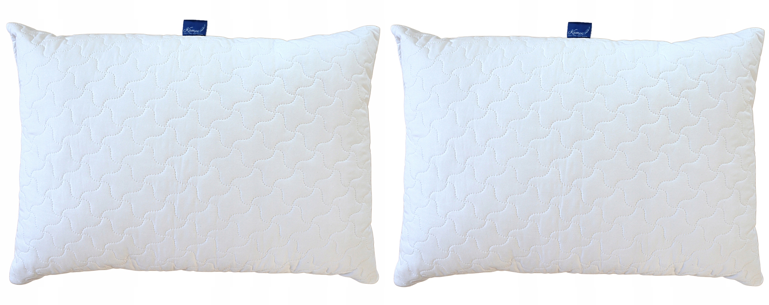 2 x Polštář 70X80 Antialergický Bílý Vysoká Zámek Polský