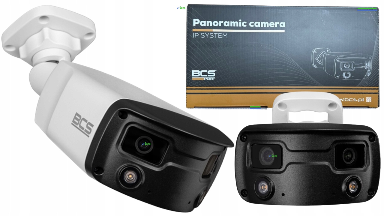 BCS-P-PTIP2X4FCL3-Ai2 zewnętrzna kamera tubowa IP 8MPx 4K panoramiczna 180