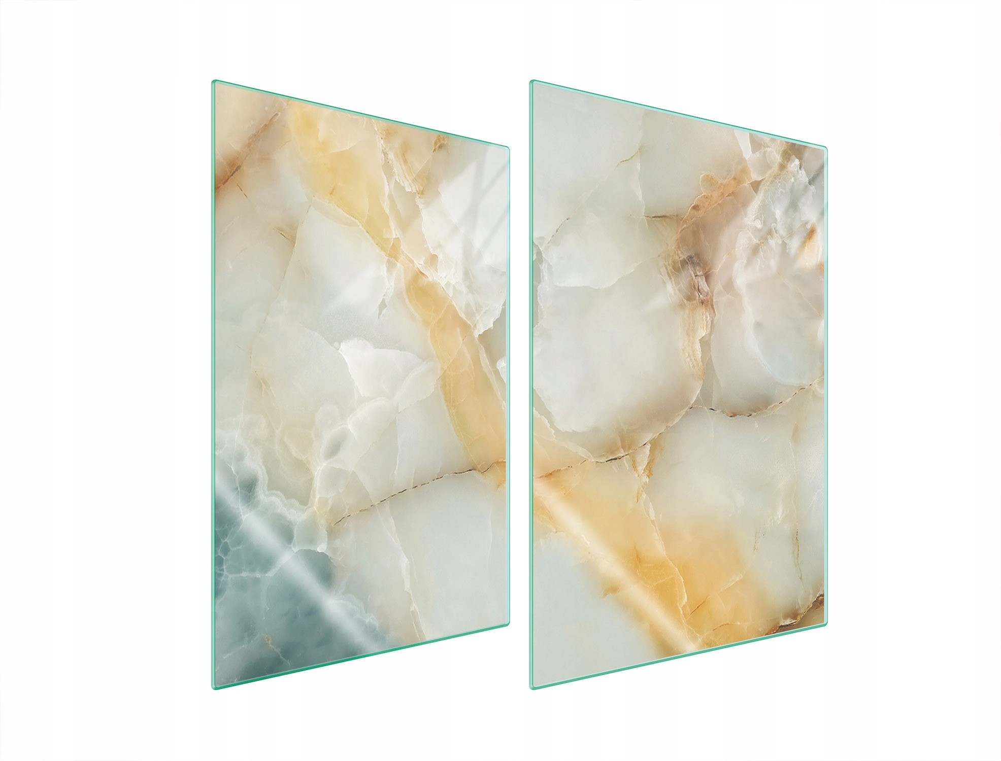 Skleněná Ochranná Deska Do Kuchyně 2x35x52 Mramor Tvrzené Sklo