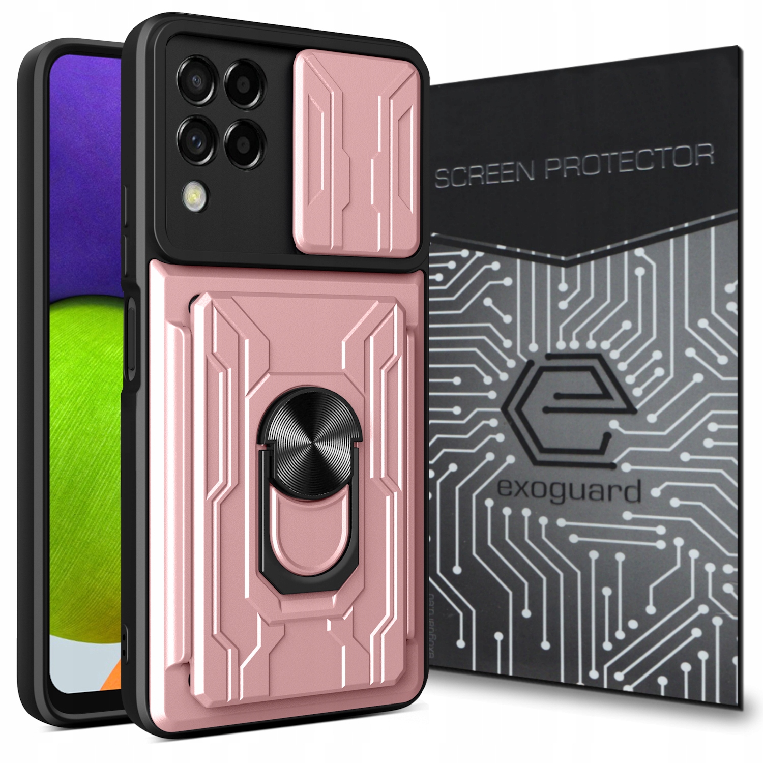 

Etui Pancerne Case+szkło do Samsung Galaxy M33 5G