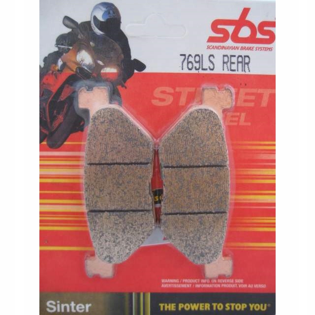 Klocki tyl SBS YAMAHA XT 1200 SUPER TENERE 2011