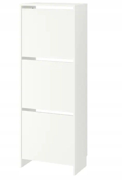 

Ikea Bissa Szafka na buty, biały, 49x135 cm