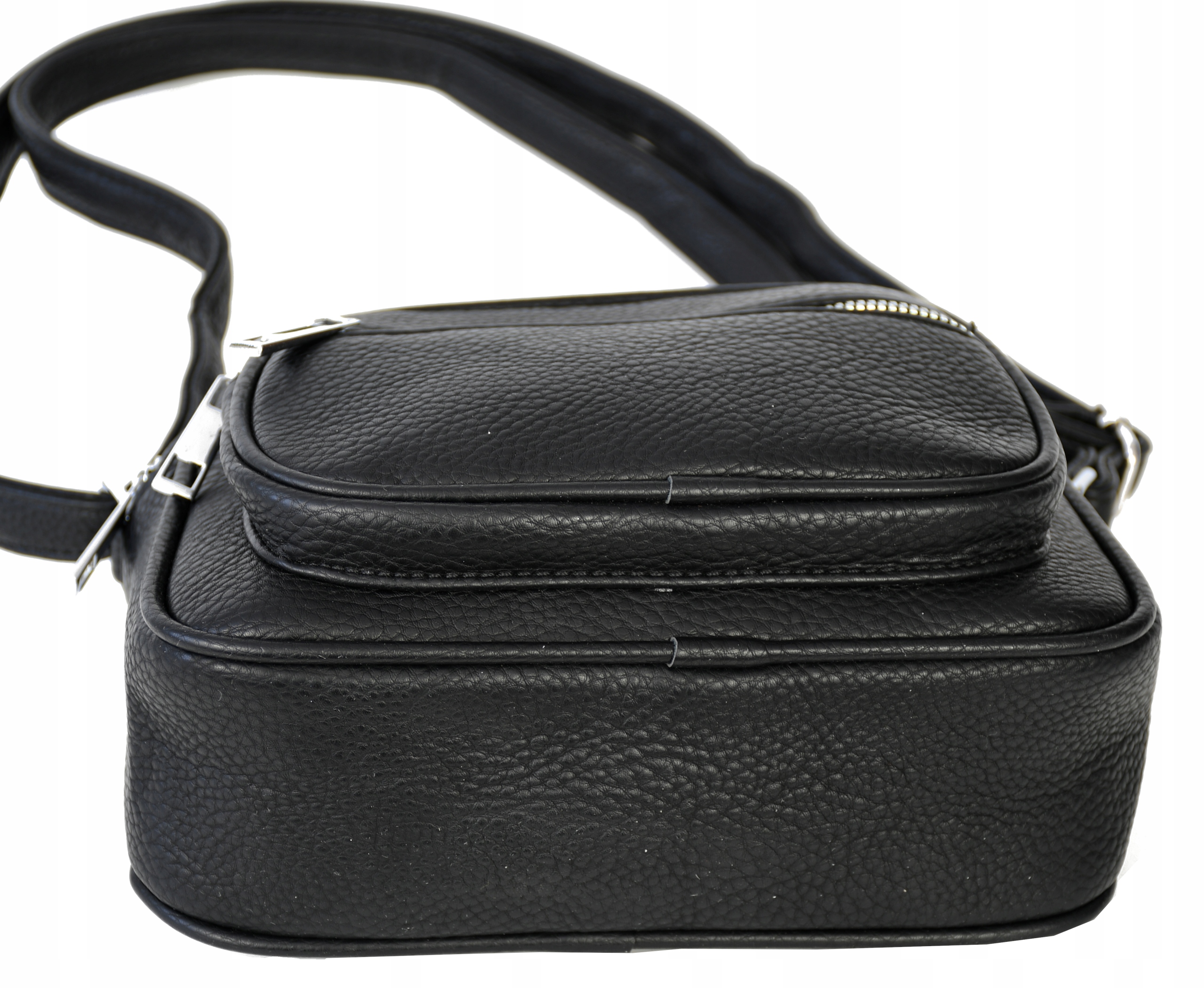 TOREBKA LISTONOSZKA damska 2 komory listonoszki Materiał dominujący skóra ekologiczna