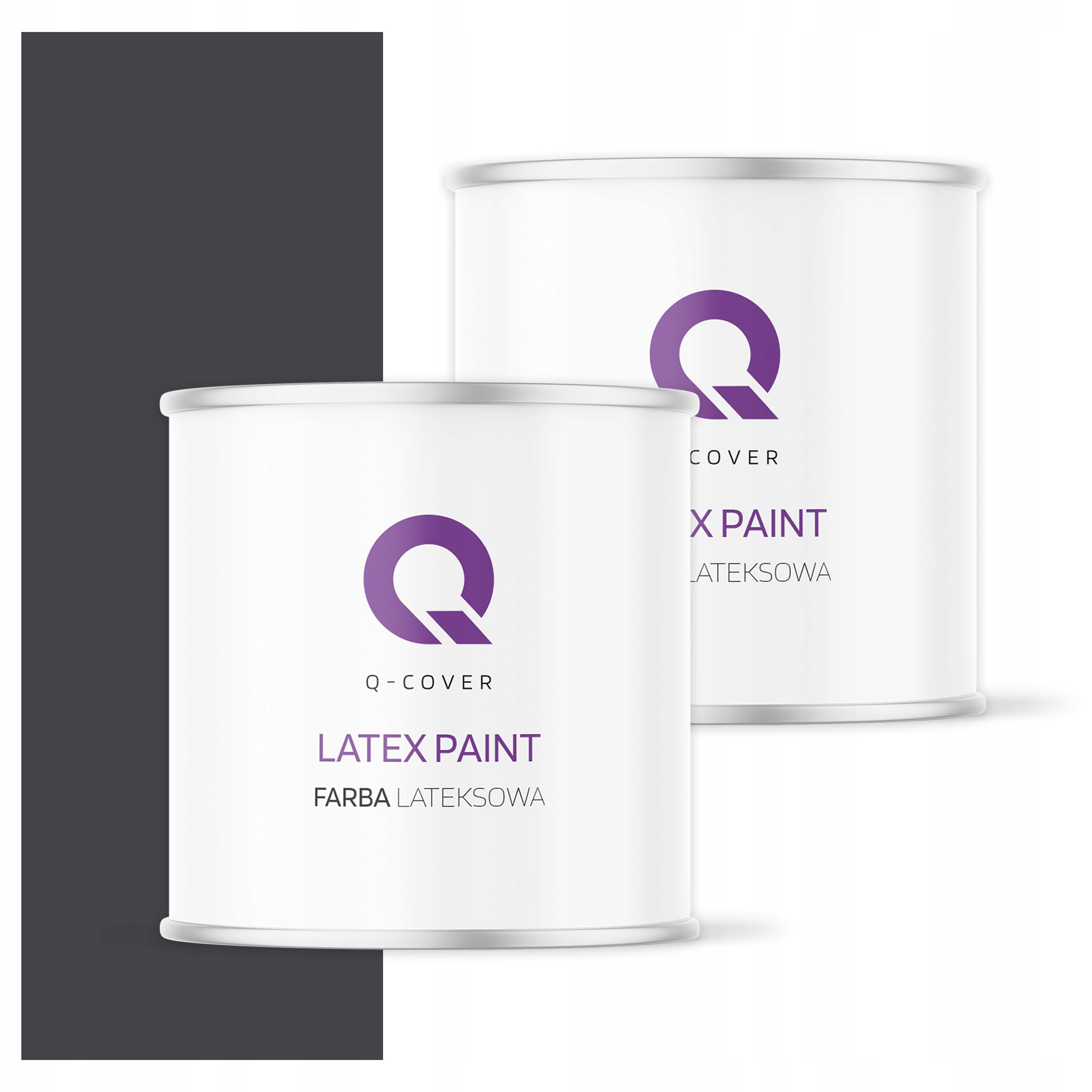 Barva vnitřní stropní barva 2L Hluboká matná barva Černá H0907