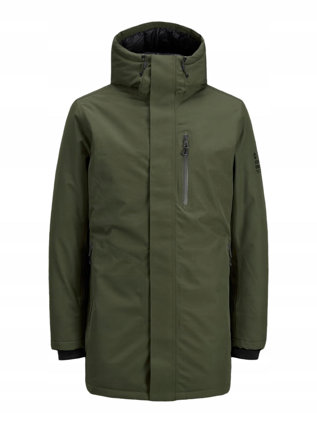 Jack Jones parka tmavě zelená velikost L
