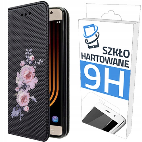 

150wz Etui Z Klapką+szkło do Samsung J7 2017 J730F