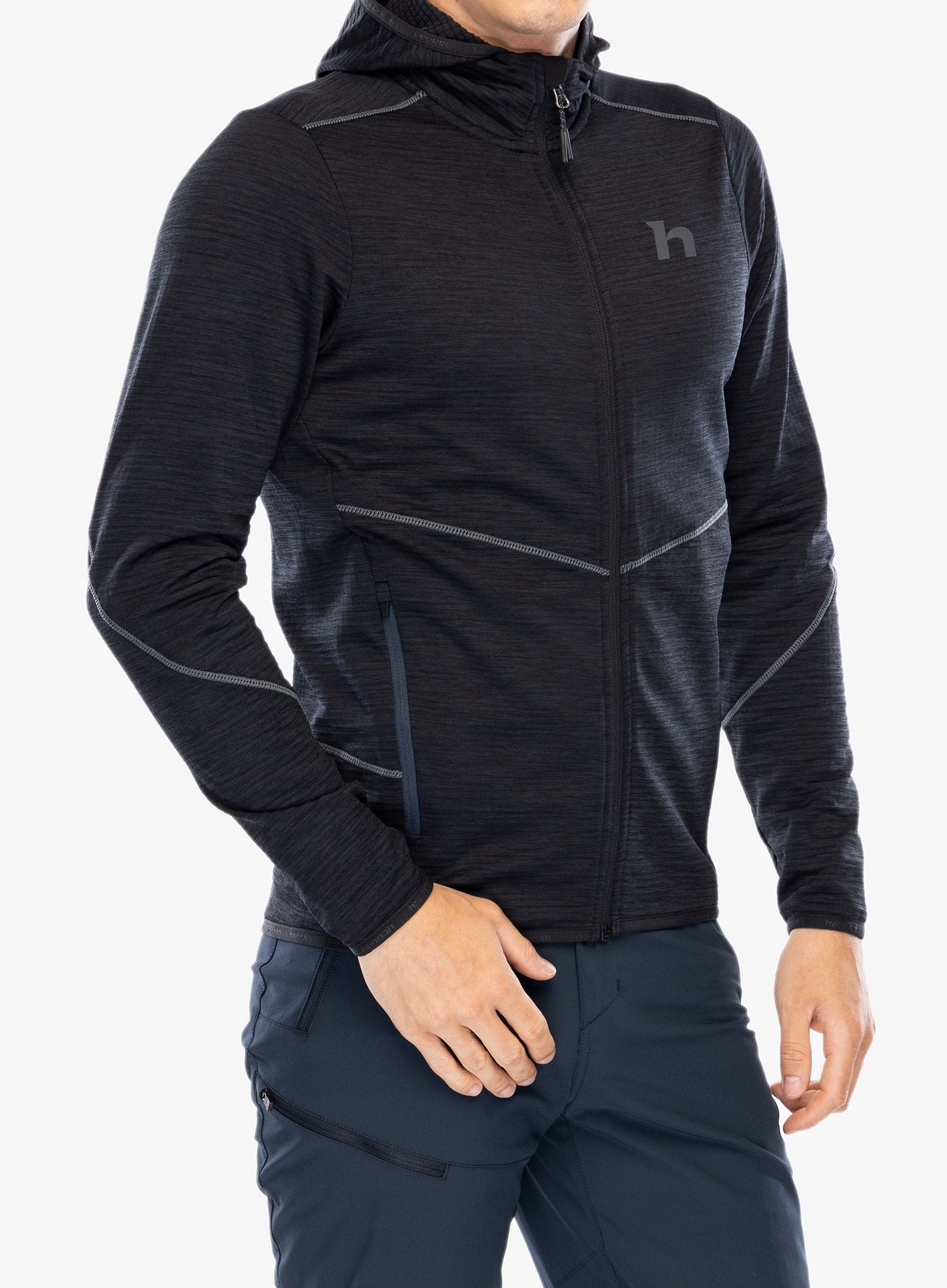 Bluza z kapturem Hannah Damar Hoody anthracite mel XXL