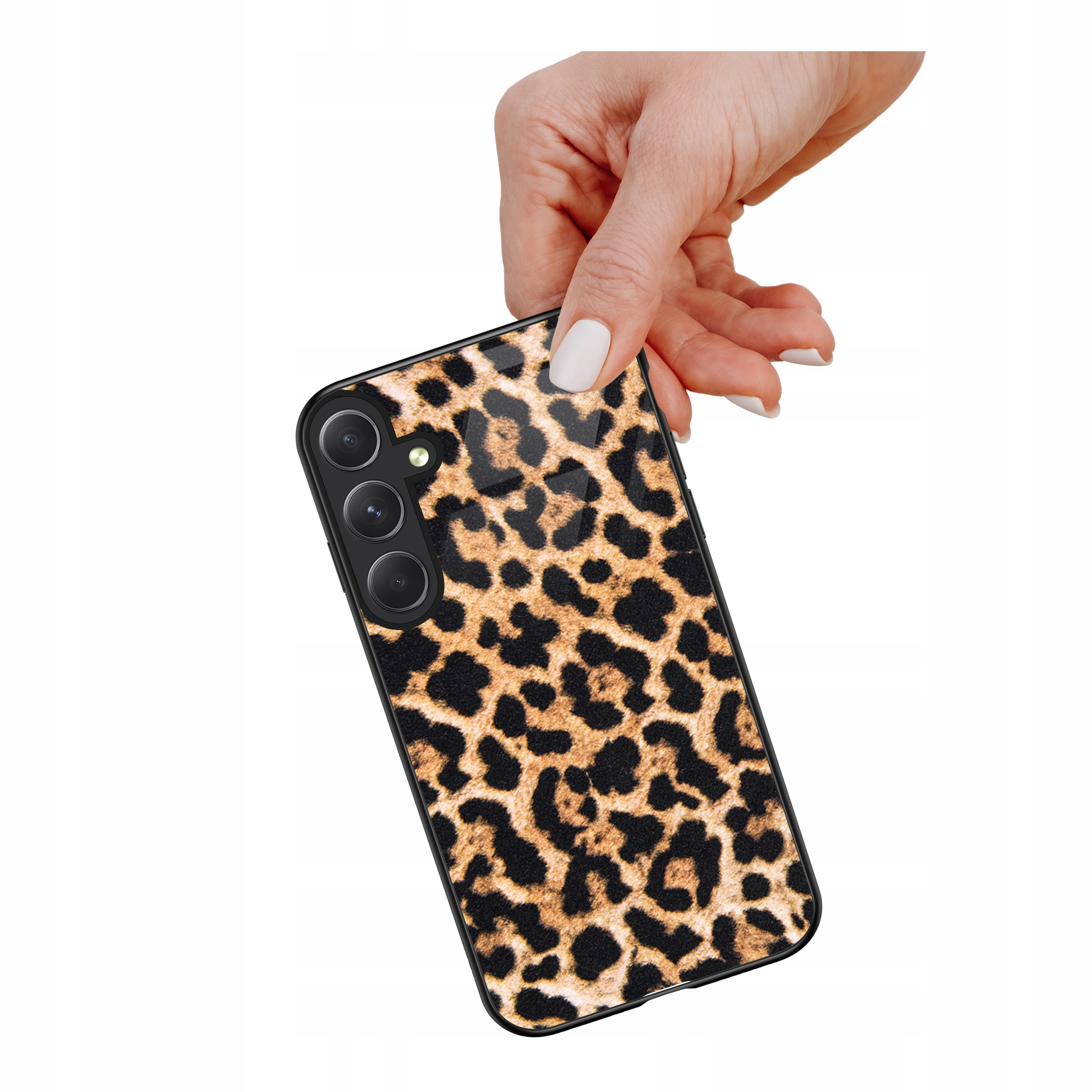 Etui szklane ceramiczne do Samsung Galaxy S24 Panterka