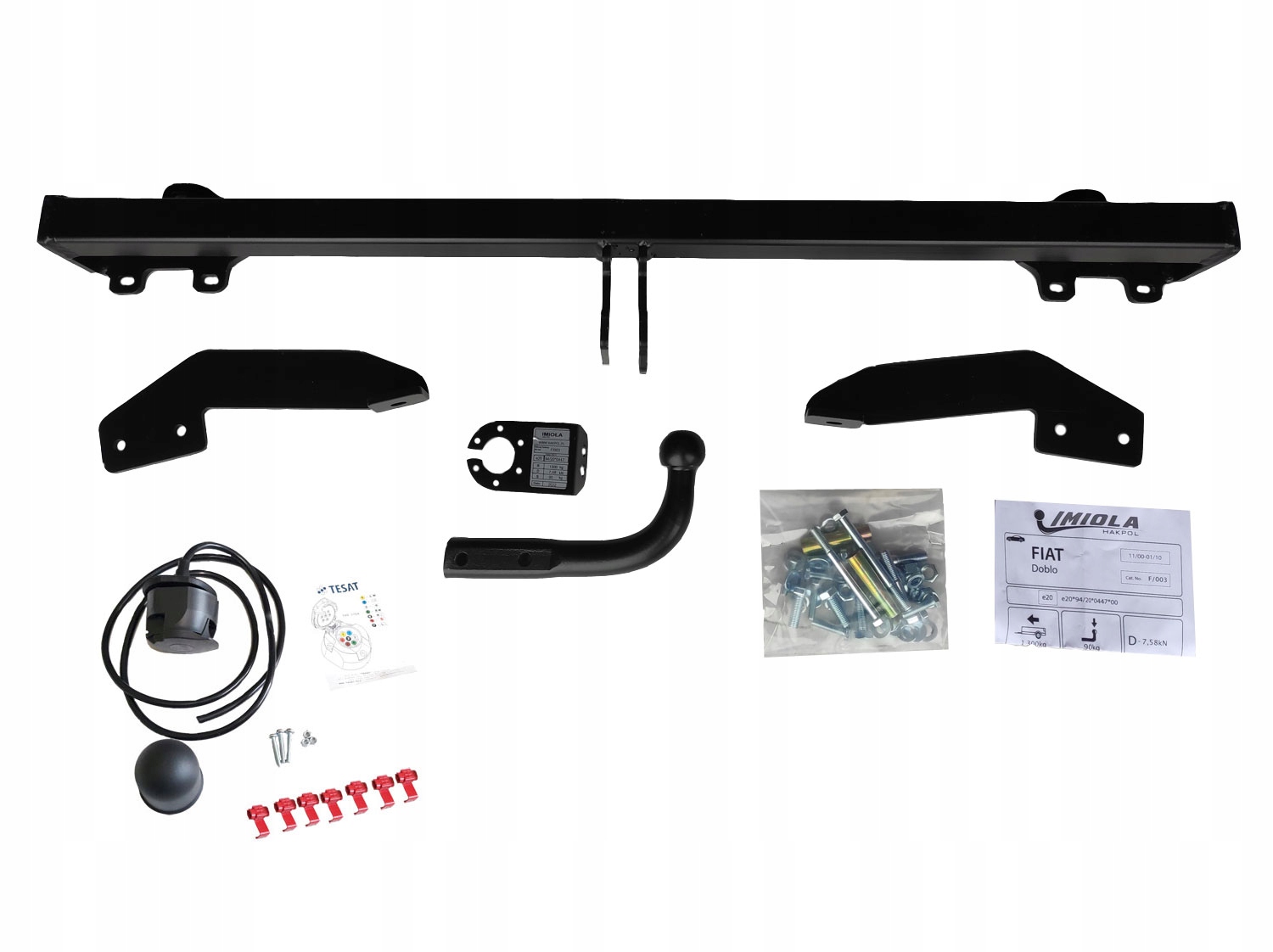 

Hak Holowniczy Fiat Doblo od 2001 do 2009