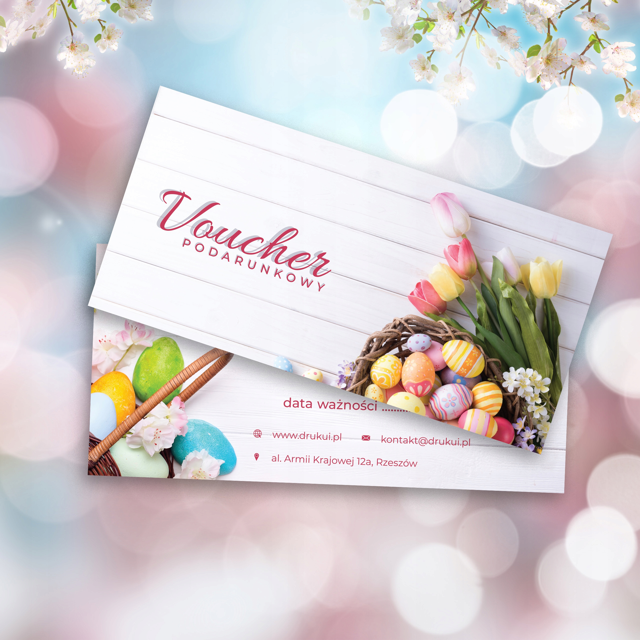 KREATOR VOUCHER DL ŚWIĄTECZNE WIELKANOC 100SZT. Marka inny