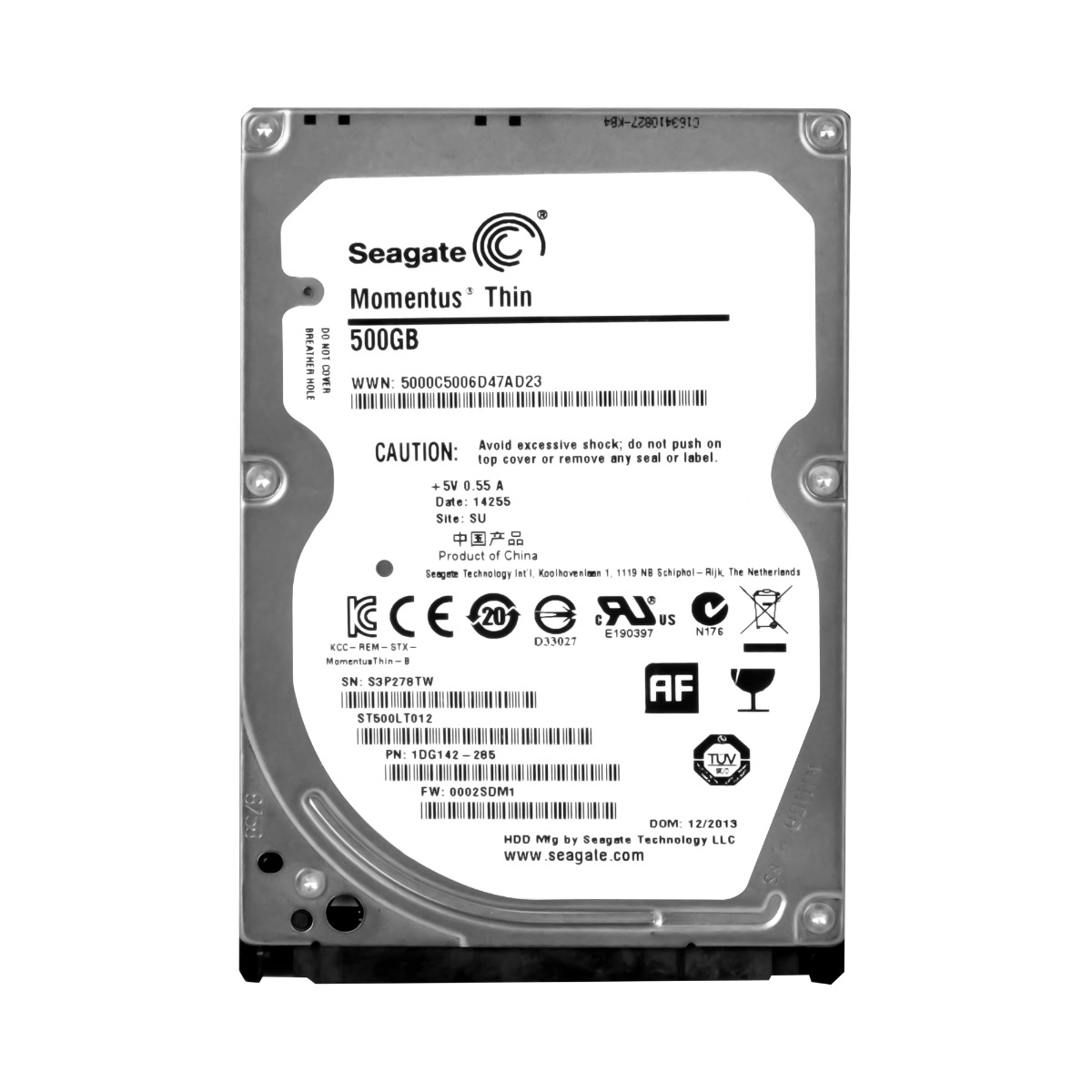 Seagate Moments 500GB 5.4K 16MB Sata II 2.5'' ST500LT012