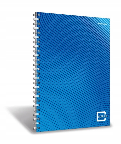 ZESZYT SZKOLNY w kratkę KOŁOBRULION A4 100 kartek NIEBIESKI 1 sztuka